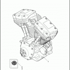 FLRT 1MCM FREEWHEELER (2016) ENGINE ASSEMBLY - TWIN CAM 103&trade;