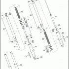 FLHTCUL TC 1KFL ULTRA CLASSIC LOW TWIN-COOLED (2016) FORK, FRONT, LEFT AND RIGHT - LOW