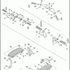 FLD 103 1GZM DYNA SWITCHBACK (2016) FOOTBOARDS AND FOOTPEGS