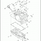 FLTRX 1KHM ROAD GLIDE CUSTOM (2013) TRANSMISSION HOUSING, TOP COVER & OIL PAN