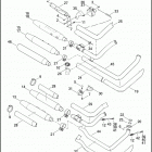 FLSS 1JS9 SOFTAIL SLIM S (2016) EXHAUST SYSTEM - FLS, FLSS, FLSTF, FLSTFB, FLSTFBS...