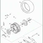 FLHTKSE 1TEN CVO LIMITED (2015) Колесо заднее