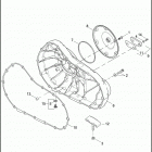 XL1200V 1LF3 SEVENTY-TWO (2014) INSPECTION COVER & PRIMARY COVER