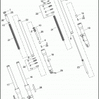 FLD 1GZ4 DYNA SWITCHBACK (2015) FORK, FRONT - FLD