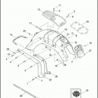 FLSTN 1JD5 SOFTAIL DELUXE (2015) FENDERS & SUPPORTS, REAR  - FLSTN