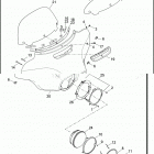 FLHTKSE 1TEN CVO LIMITED (2015) WINDSHIELD, FAIRING & HEADLAMP