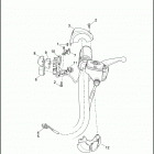 FLSTNSE 1TF9 CVO SOFTAIL DELUXE (2014) SWITCHES, HANDLEBAR AND TURN SIGNALS, LEFT, FRONT