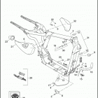 XL1200V 1LF3 SEVENTY-TWO (2015) FRAME & JIFFY STAND
