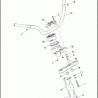 FLSTNSE 1TF9 CVO SOFTAIL DELUXE (2014) Руль