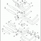 FLSTN 1JD5 SOFTAIL DELUXE (2013) EXHAUST SYSTEM - FLS, FLSTF, FLSTFB, FLSTN & FXS