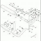 FLD 1GZ4 DYNA SWITCHBACK (2015) EXHAUST SYSTEM - FLD