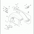 FLHTCU 1FCM ULTRA CLASSIC (2015) FENDERS, FRONT