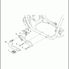 XG500 4NAA STREET 500 (2015) BRAKE CONTROL, REAR