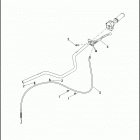 XG500 4NAA STREET 500 (2015) Привод управления сцеплением