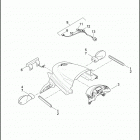 XG500 4NAA STREET 500 (2015) TAIL LAMP & TURN SIGNALS, REAR