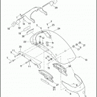 XL1200V 1LF3 SEVENTY-TWO (2014) FENDERS, REAR - 883N / 1200V / X (ALL EXCEPT CANAD...