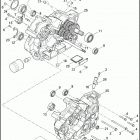 XG500 4NAA STREET 500 (2015) CRANKCASE & GEARCASE