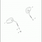 XG500 4NAA STREET 500 (2015) Зеркало