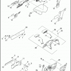 FXDF 1GY4 DYNA FAT BOB (2015) LICENSE PLATE BRACKETS - FXDB, FXDBP, FXDBB, FXDF ...