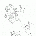 XG500 4NAA STREET 500 (2015) Подножки