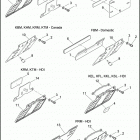 FLTRX 1KHM ROAD GLIDE (2015) LICENSE PLATE BRACKETS