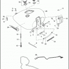 FLSTNSE 1TF9 CVO SOFTAIL DELUXE (2015) Топливный бак