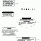 FLSTNSE 1TF9 CVO SOFTAIL DELUXE (2015) Лейбл предостережения