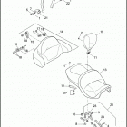 FLHTK 103 1TEL CVO LIMITED (2014) SEAT & BACKREST