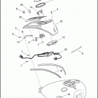 FLHP 1FHM ROAD KING POLICE (2014) INSTRUMENTS, FUEL TANK - FLHP