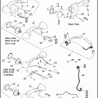 FLHTCU 1FCM ULTRA CLASSIC (2015) TAIL LAMP & TURN SIGNALS, REAR