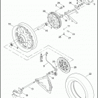 FLSTNSE 1TF9 CVO SOFTAIL DELUXE (2015) Колесо заднее