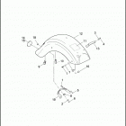 FLHTK 103 1TEL CVO LIMITED (2014) FENDER, REAR