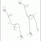 XL1200V 1LF3 SEVENTY-TWO (2014) BRAKE LINES, FRONT - NON-ABS