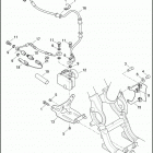 XL1200V 1LF3 SEVENTY-TWO (2014) BRAKE LINES, REAR - ABS