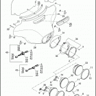 FLHTCU 1FCM ULTRA CLASSIC (2014) WINDSHIELD, FAIRING & HEADLAMP - FLHTCU, FLHTK, FL...