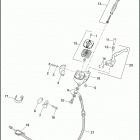 FLSTNSE 1TF9 CVO SOFTAIL DELUXE (2014) Привод управления сцеплением