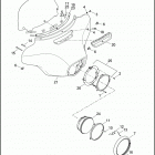 FLHTK 103 1TEL CVO LIMITED (2014) WINDSHIELD, FAIRING & HEADLAMP