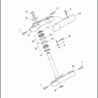 XL1200V 1LF3 SEVENTY-TWO (2014) FORK BRACKETS, FRONT