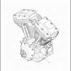 FLHR 103 1PGM CVO ROAD KING (2014) ENGINE ASSEMBLY - TWIN CAM 103&trade;