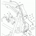 FLSTC 1BW5 HERITAGE SOFTAIL CLASSIC (2013) BRAKE LINES, FRONT, ABS