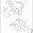 FLHP 1FHM ROAD KING POLICE (2014) NACELLE & HEADLAMP - FLHP