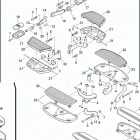 FLHTCU 1FCM ULTRA CLASSIC (2014) FOOTBOARDS & FOOTPEGS