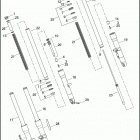 FLD 103 1GZM DYNA SWITCHBACK (2014) FORK, FRONT - FLD