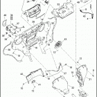 FLHTP 1FMM ELECTRA GLIDE STANDARD POLICE (2014) FAIRING, INNER - FLHTP