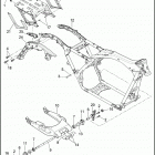 FLHTCU 1FCM ULTRA CLASSIC (2014) FRAME & FORK, REAR & TOUR-PAK SUPPORT
