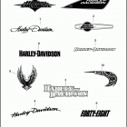 XL883R 4CS2 883 ROADSTER (2014) FUEL TANK TRIM