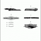 FLHTCU 1FCM ULTRA CLASSIC (2014) FUEL TANK TRIM