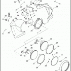 FLHR 1FBM ROAD KING (2014) NACELLE & HEADLAMP - FLHR & FLHRC