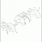 FLHTCUTG 1MAL TRI GLIDE ULTRA CLASSIC (2014) FENDERS, REAR