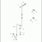 FLSTC 1BW5 HERITAGE SOFTAIL CLASSIC (2013) BRAKE LINES, FRONT, NON-ABS